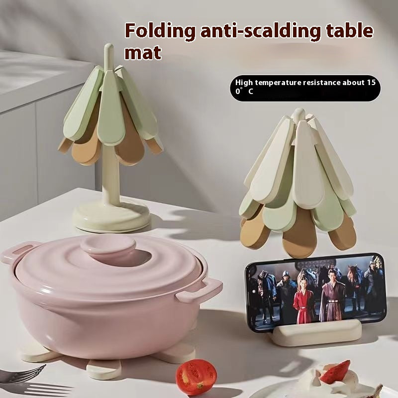 Silicone Heat Resistant Coaster – Stylish Table Protection