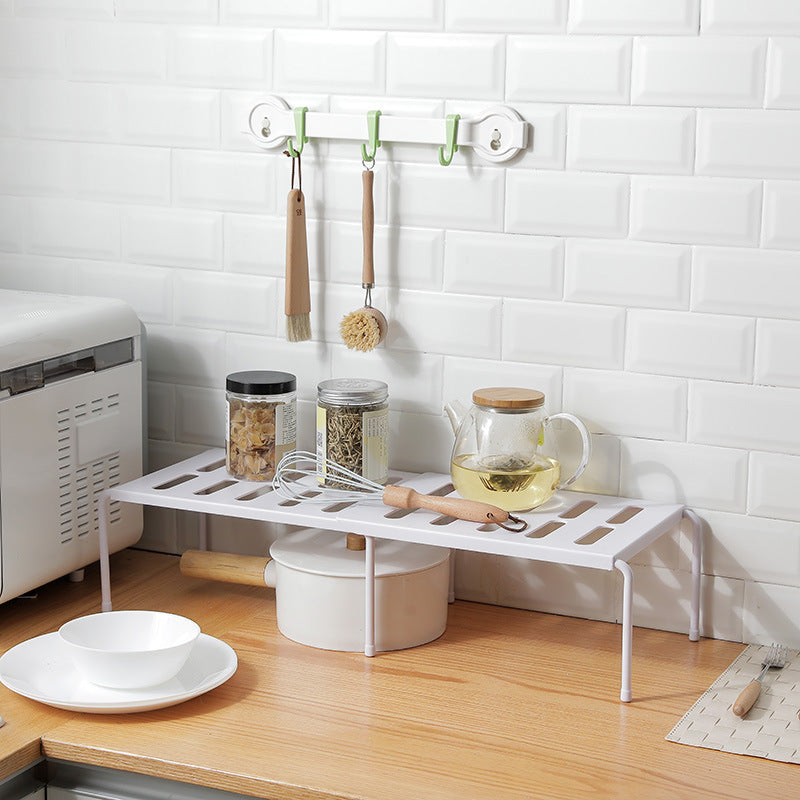 Telescopic Kitchen Rack – Expandable Storage Solution