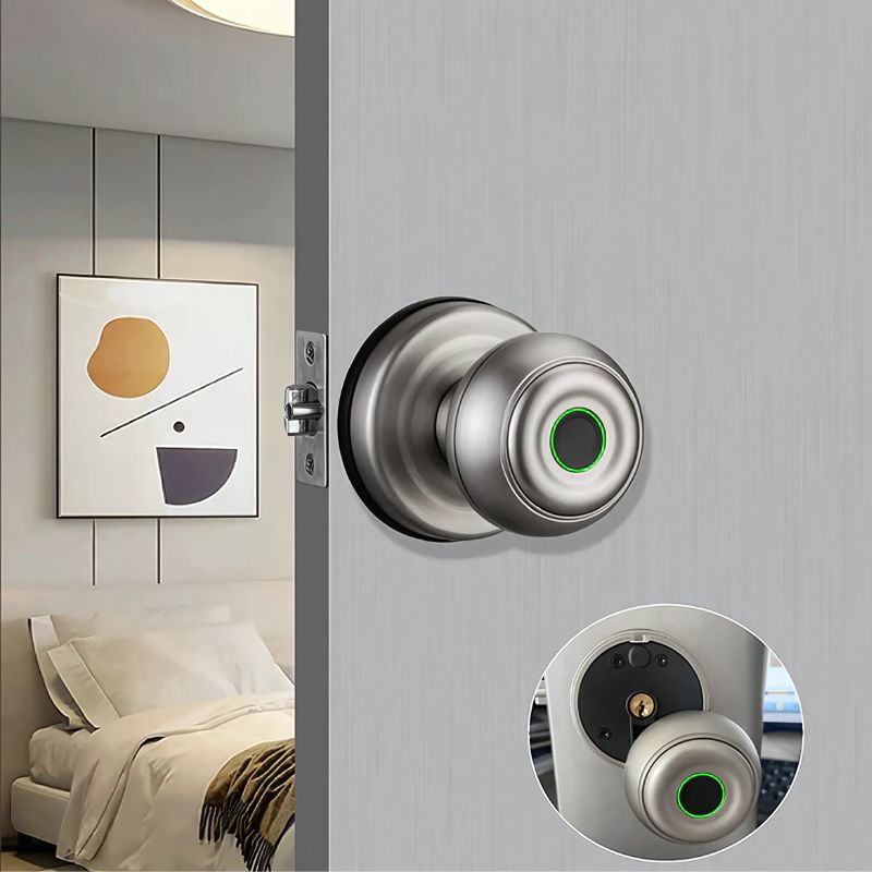 Smart Fingerprint Door Knob - Keyless Biometric Lock