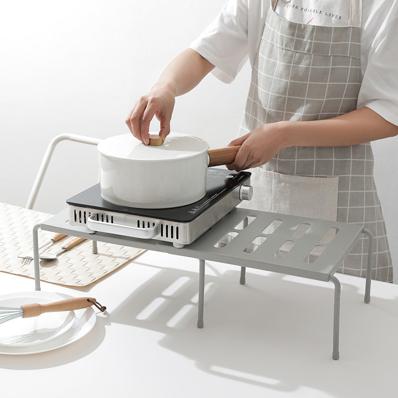 Telescopic Kitchen Rack – Expandable Storage Solution