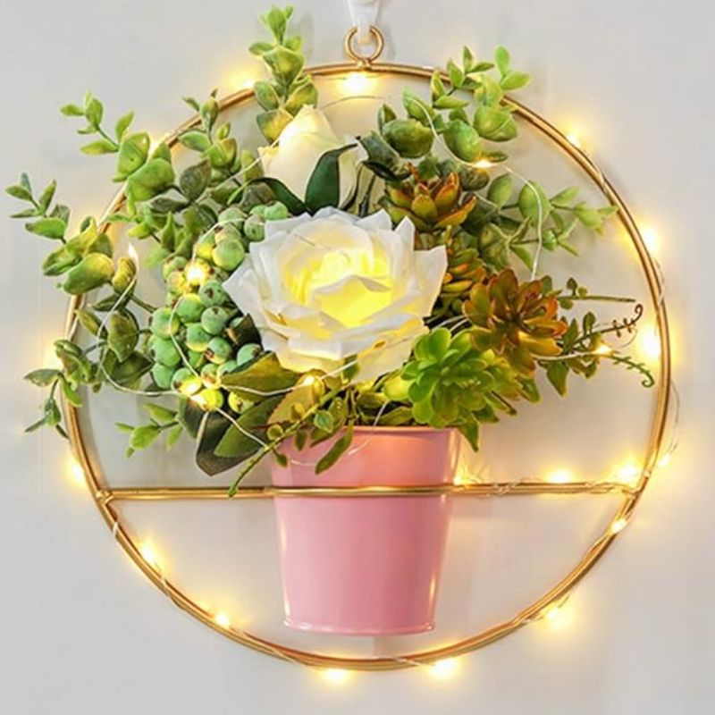 LED Floral Wall Hanging – Bloom & Glow