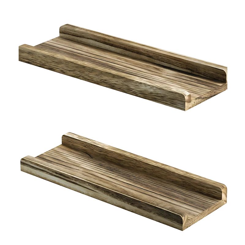 Wooden Wall Mounted Shelves – Farmhouse Floating Shelf Set