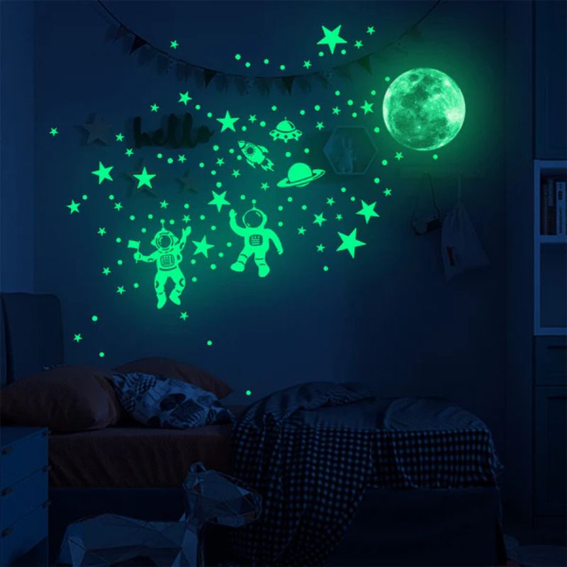 Glow Astronaut Wall Sticker