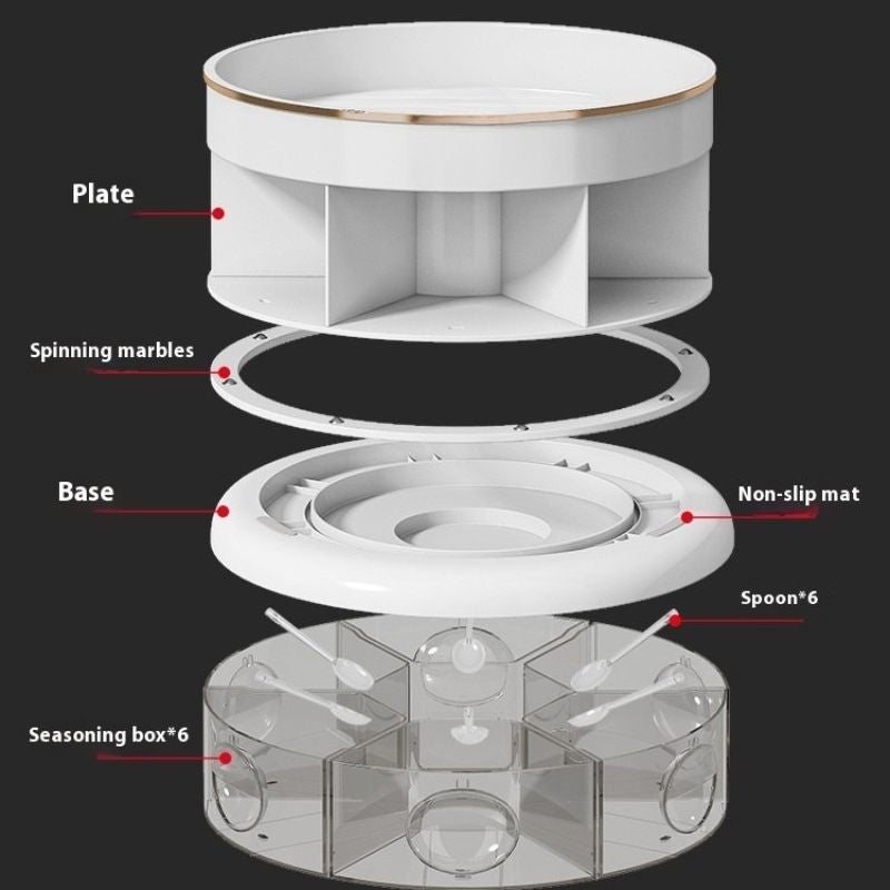 countertop spice carousel