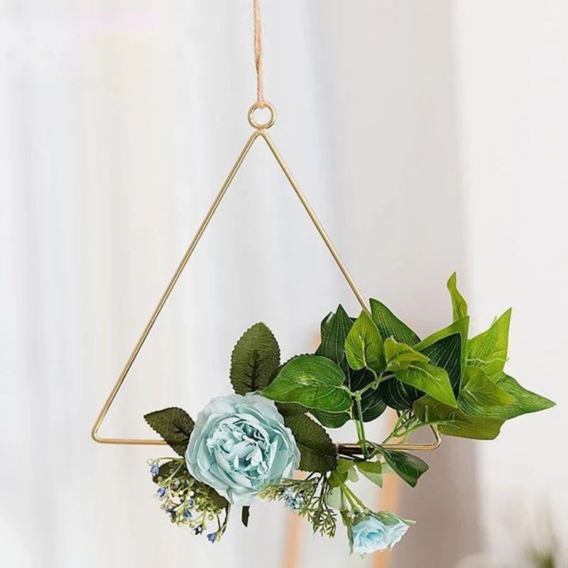 Metal Hoop Wreath – Modern, Versatile Wall Decor
