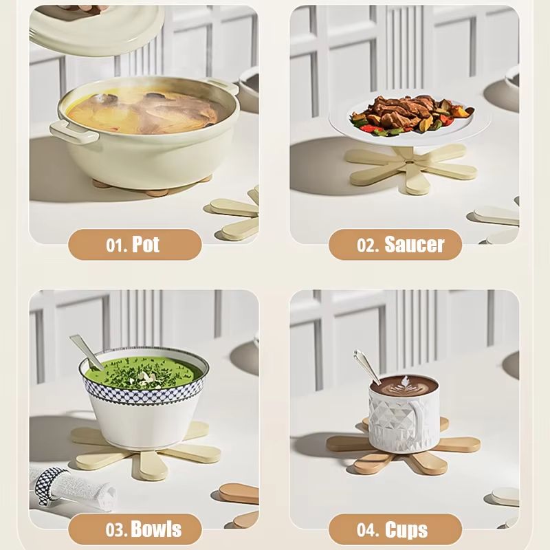 Silicone Heat Resistant Coaster – Stylish Table Protection