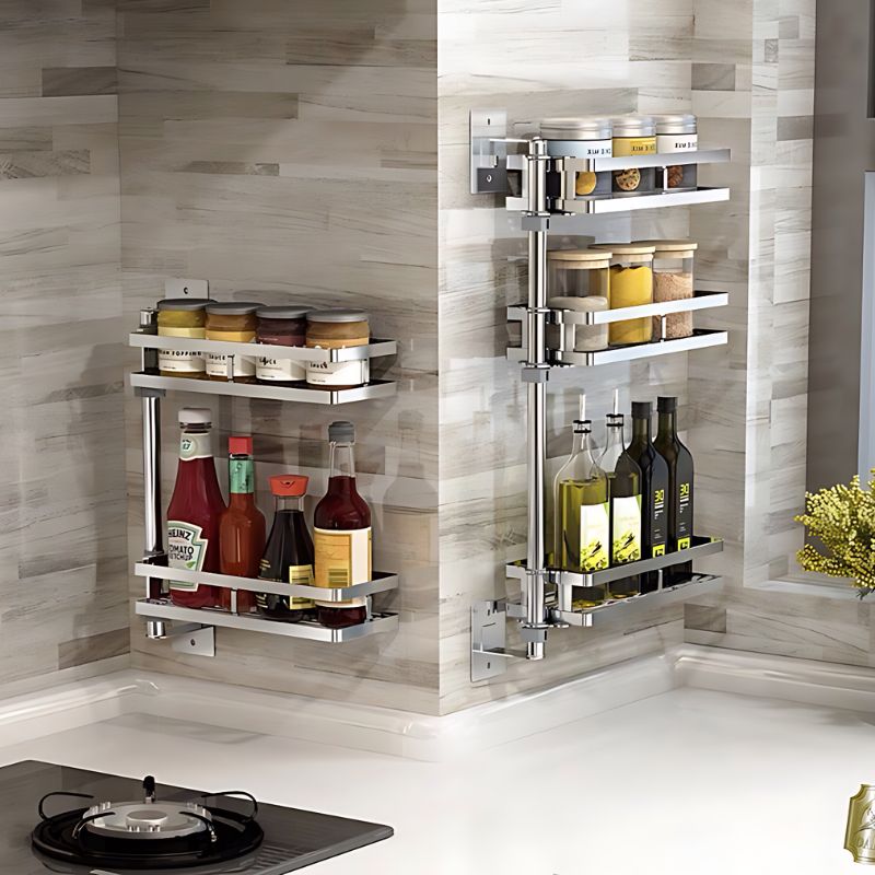 Wall Mounted kitchen shelf - Space Saving Design