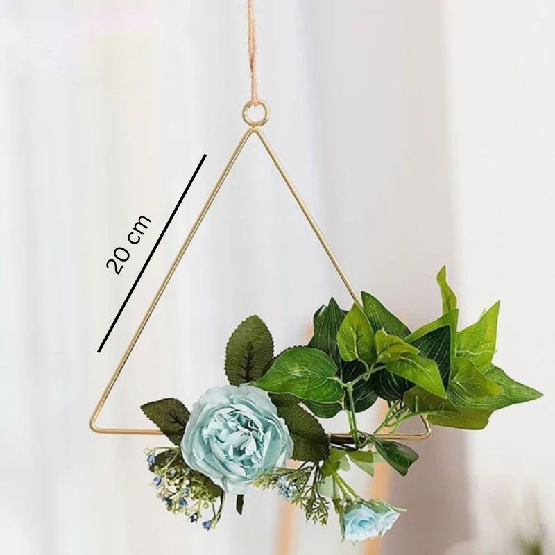 Metal Hoop Wreath – Modern, Versatile Wall Decor