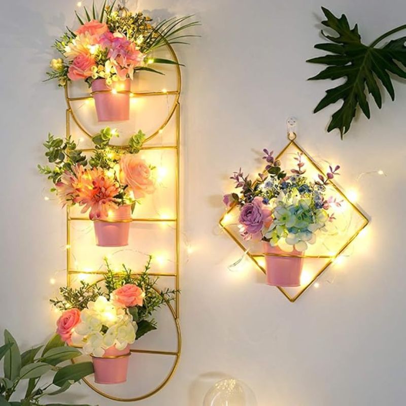 LED Floral Wall Hanging – Bloom & Glow