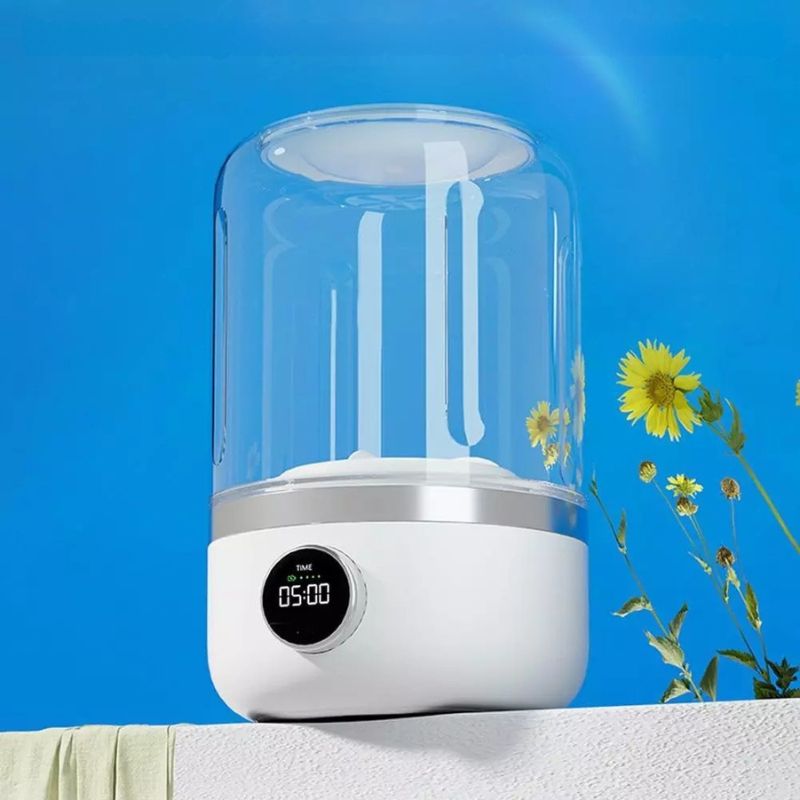 Travel-Ready Mini Washing Machine – Lightweight & Cordless Design