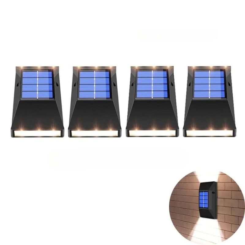 Solar powered wall lights