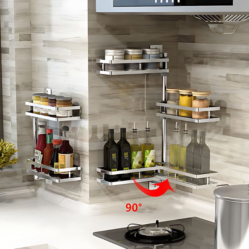 Wall Mounted kitchen shelf - Space Saving Design