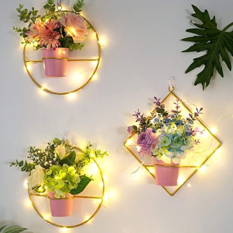LED Floral Wall Hanging – Bloom & Glow