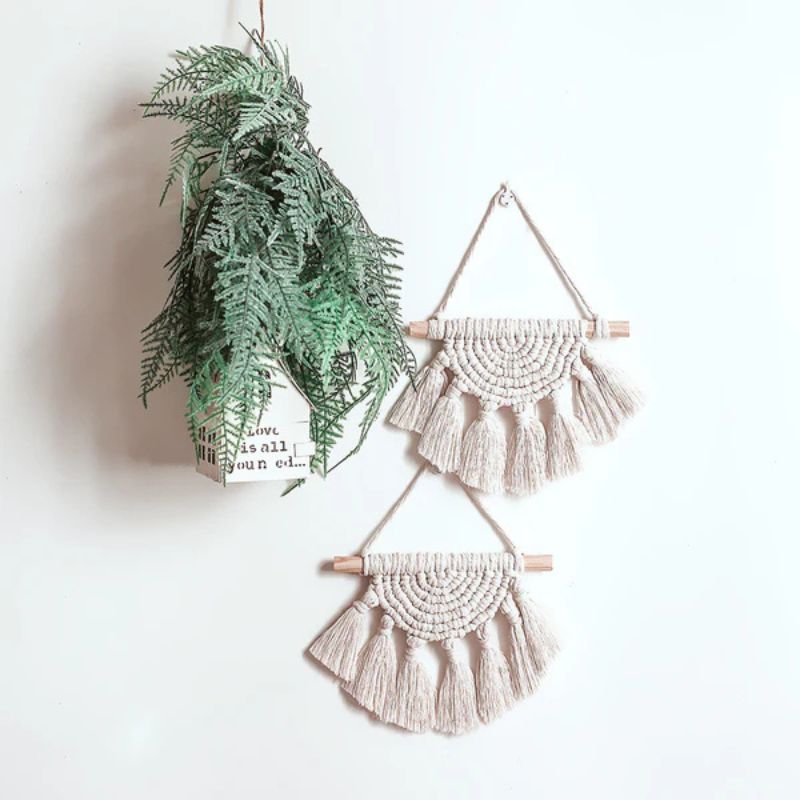 Hand Woven Boho Tapestry – Hanging Wall Decor