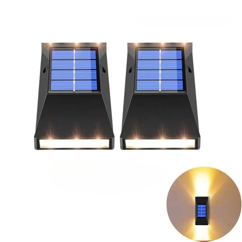 Solar LED fence lighting