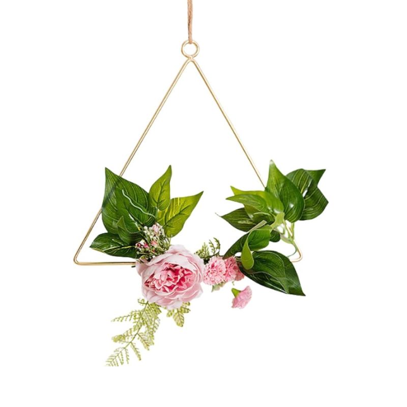 Metal Hoop Wreath – Modern, Versatile Wall Decor