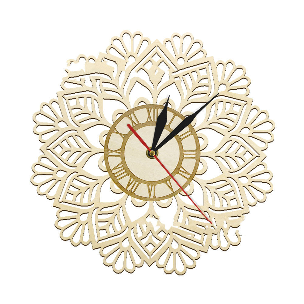 Rustic Wooden Wall Clock – Where Style Meets Function