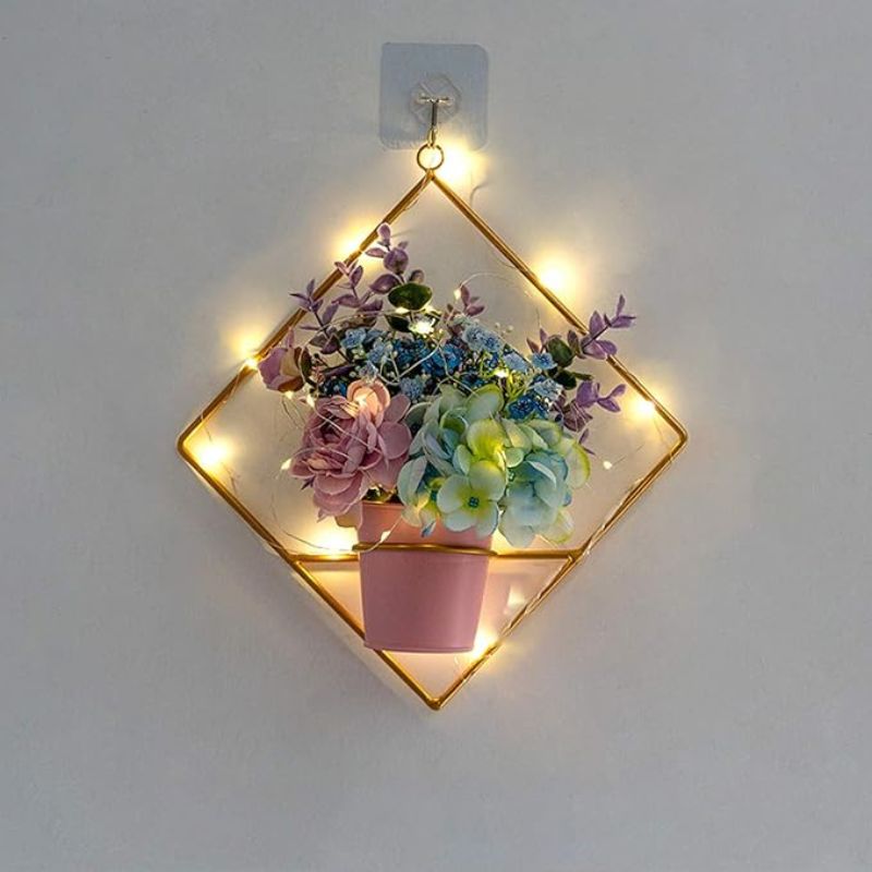 LED Floral Wall Hanging – Bloom & Glow