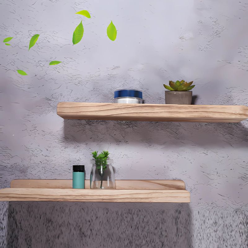 Wooden Wall Mounted Shelves – Farmhouse Floating Shelf Set