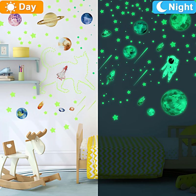 Glow Astronaut Wall Sticker