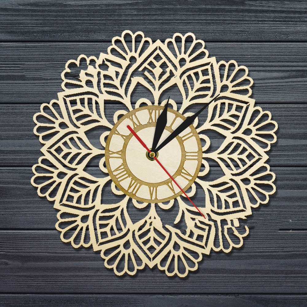 Rustic Wooden Wall Clock – Where Style Meets Function