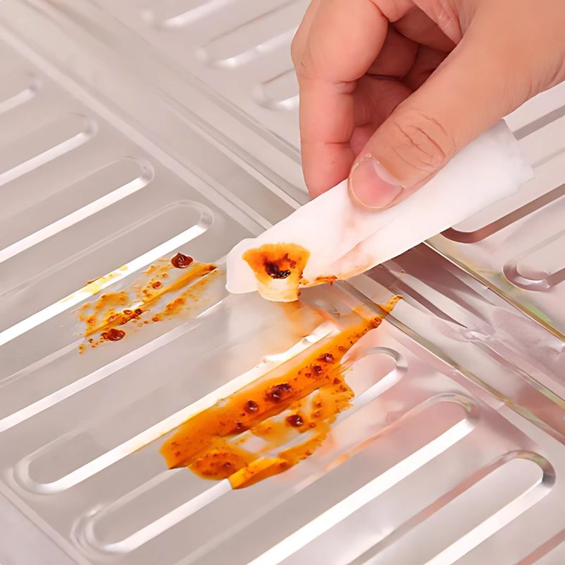 Kitchen Oil Baffle – Heat-Resistant Foil Splash Screen