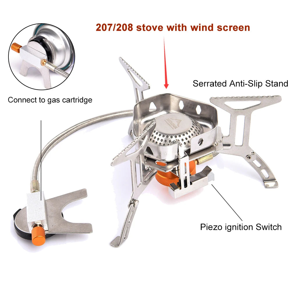 Widesea Camping Gas Stove Outdoor Folding Electronic