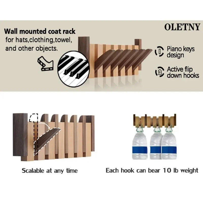 Wall-mounted coat hanger