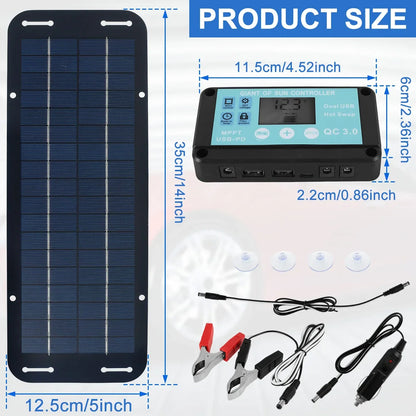 Solar Panel Kit 12V 30W IP65