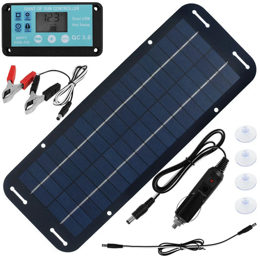 Solar Panel Kit 12V 30W IP65