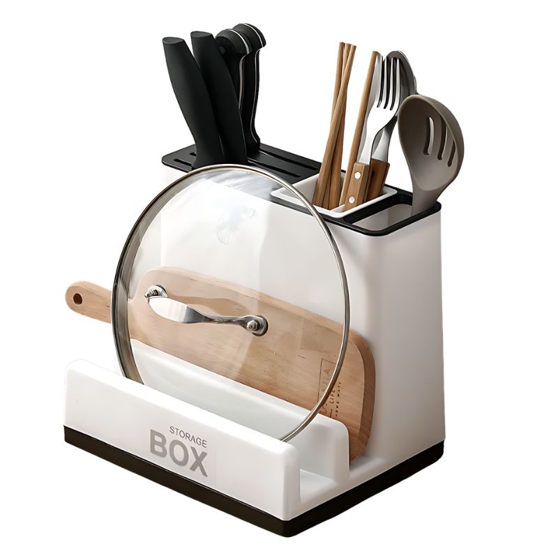 Stylish Tableware Storage Holder – Organize Plates & Utensils Easily