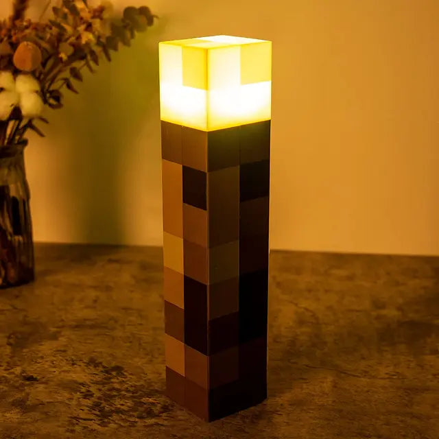 Minecraft-inspired wall torch