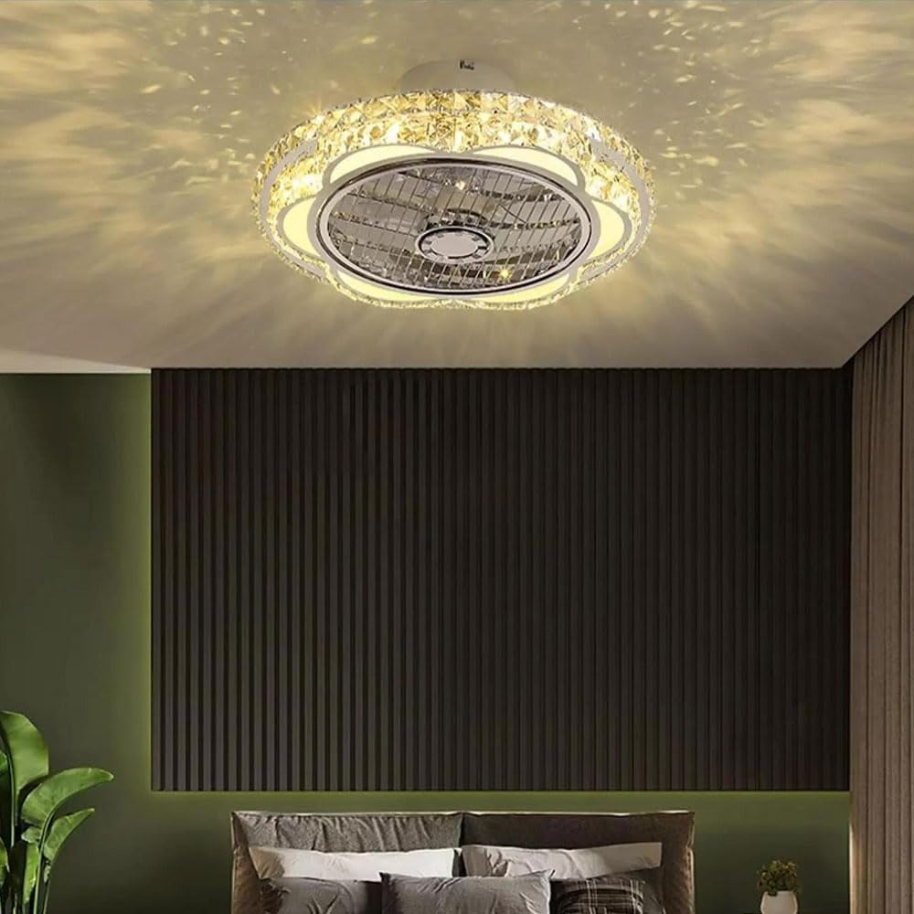 LED ceiling fan with light