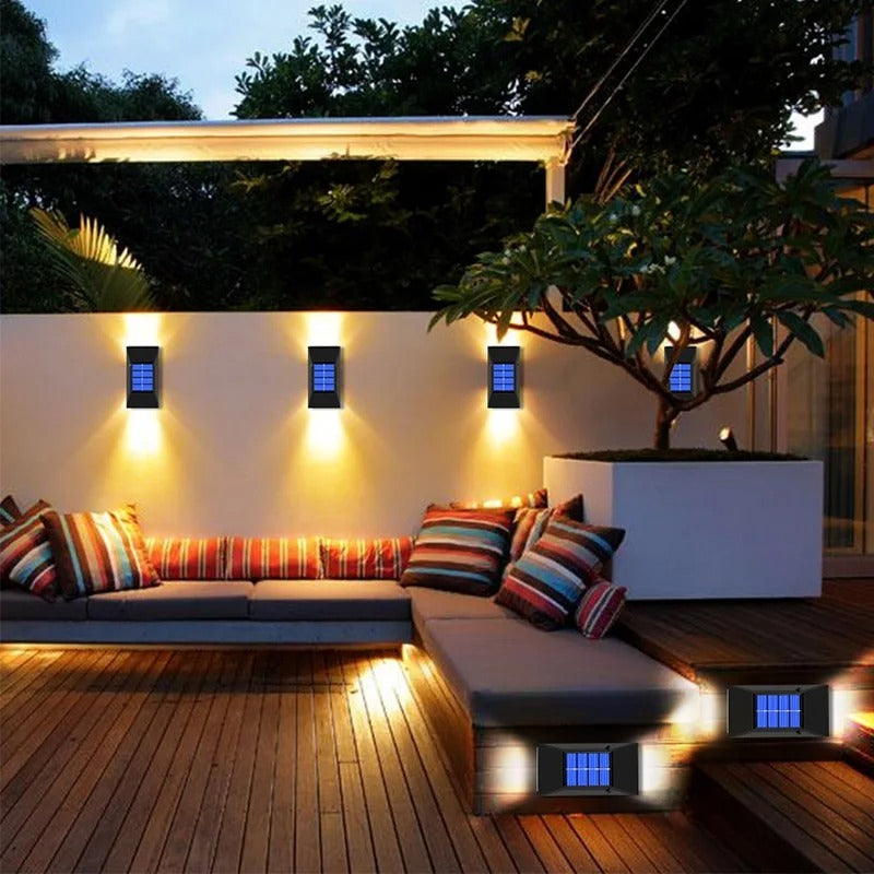Backyard solar lights