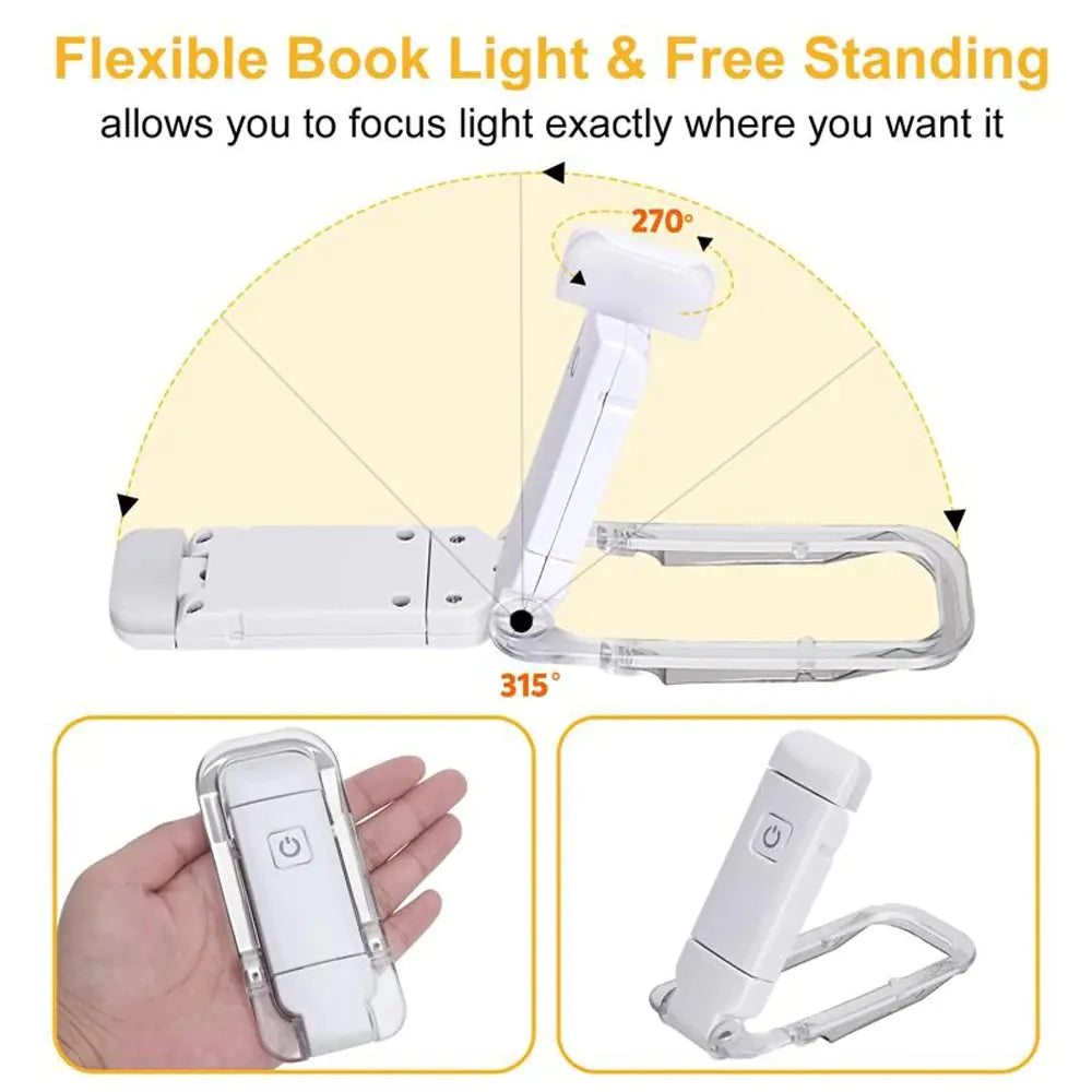 USB rechargeable book light
