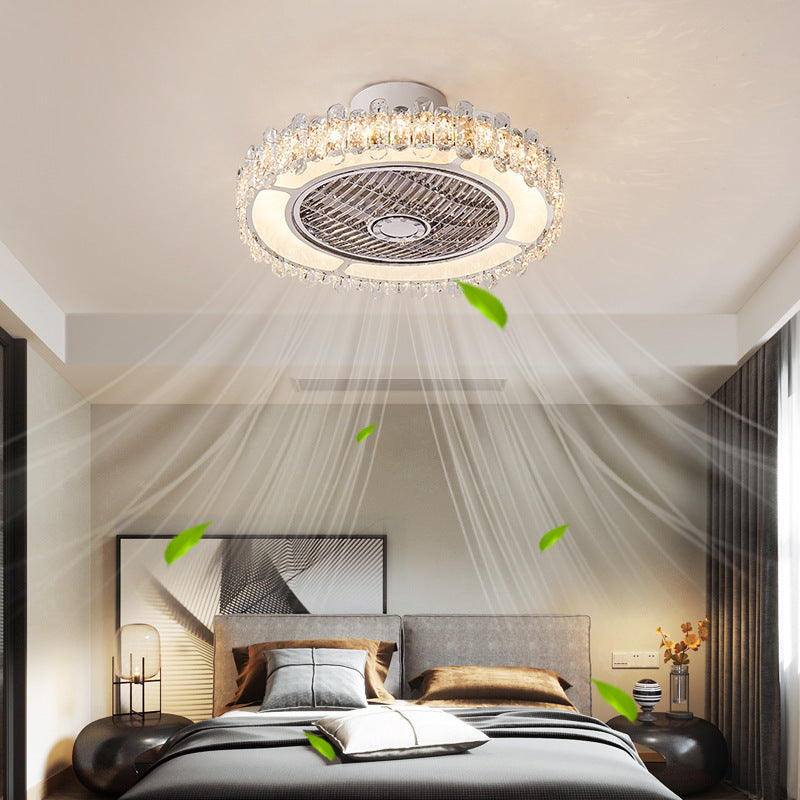 Ceiling Mounted Bedroom Dining Room Electric Fan Lamp