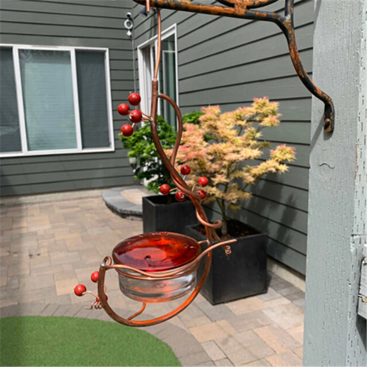 Cranberry Hummingbird Feeder Gardening Supplies