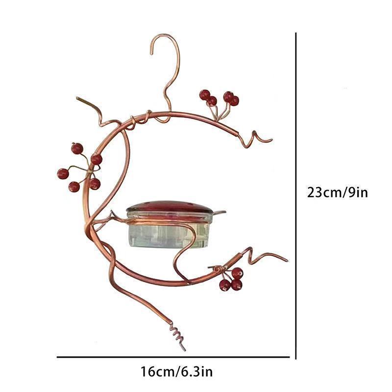 Cranberry Hummingbird Feeder Gardening Supplies