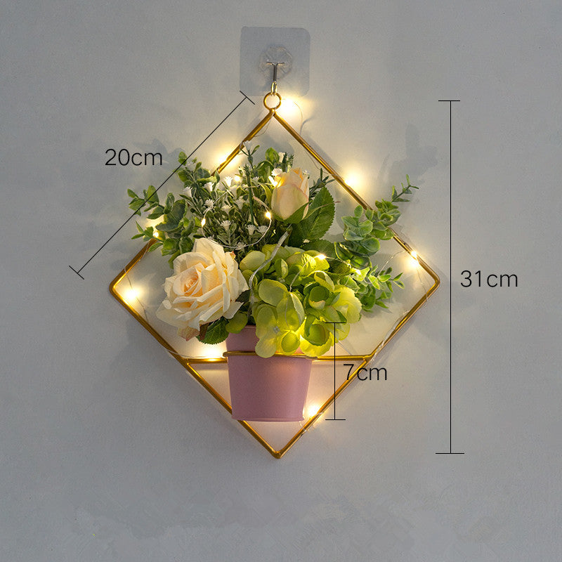 Nordic ins light luxury soft decoration with wall decoration bedroom creative furnishing set wall hanging wall decoration