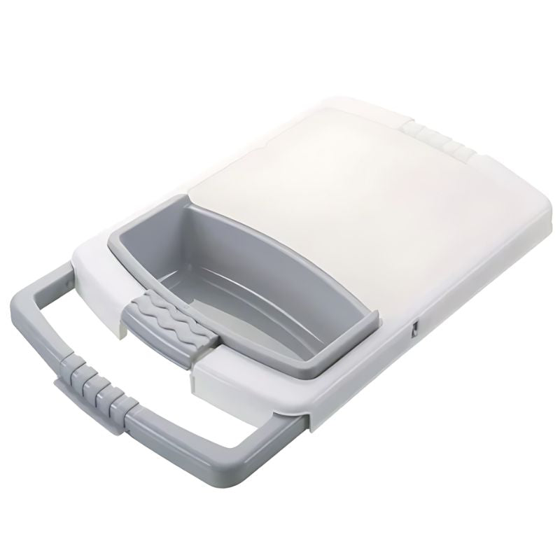 Kitchen Drain Cutting Board – Chop & Rinse in One Easy Step