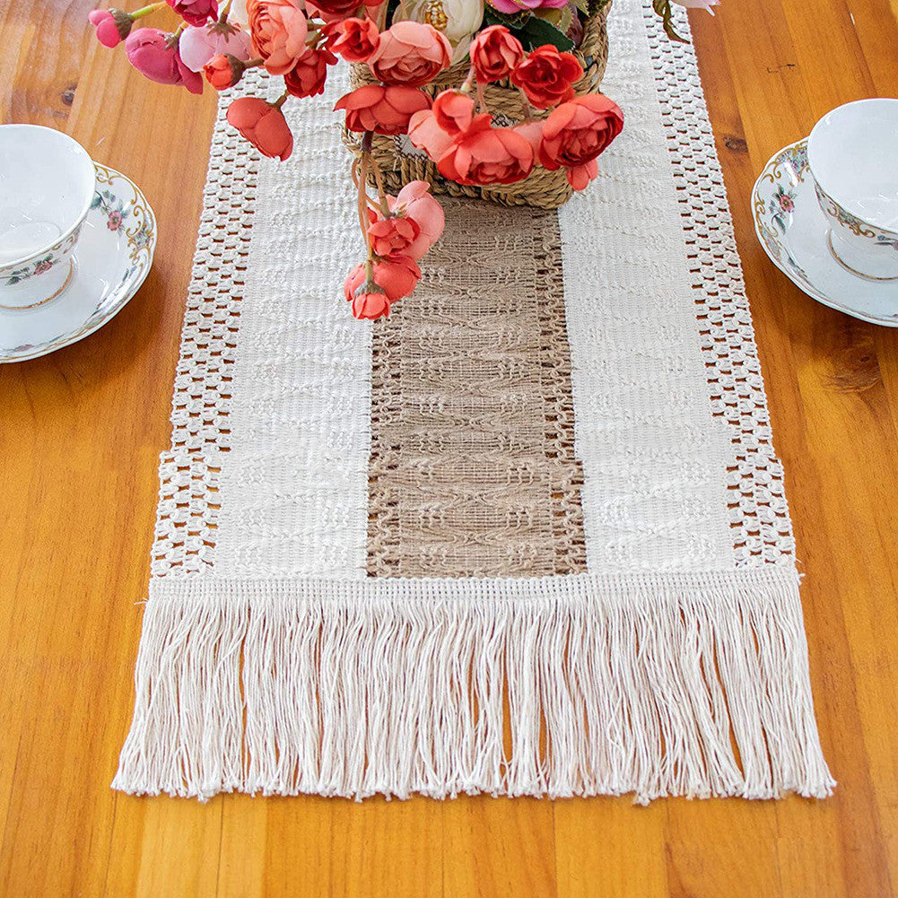 Rustic Family Dining Decorative Table Flag