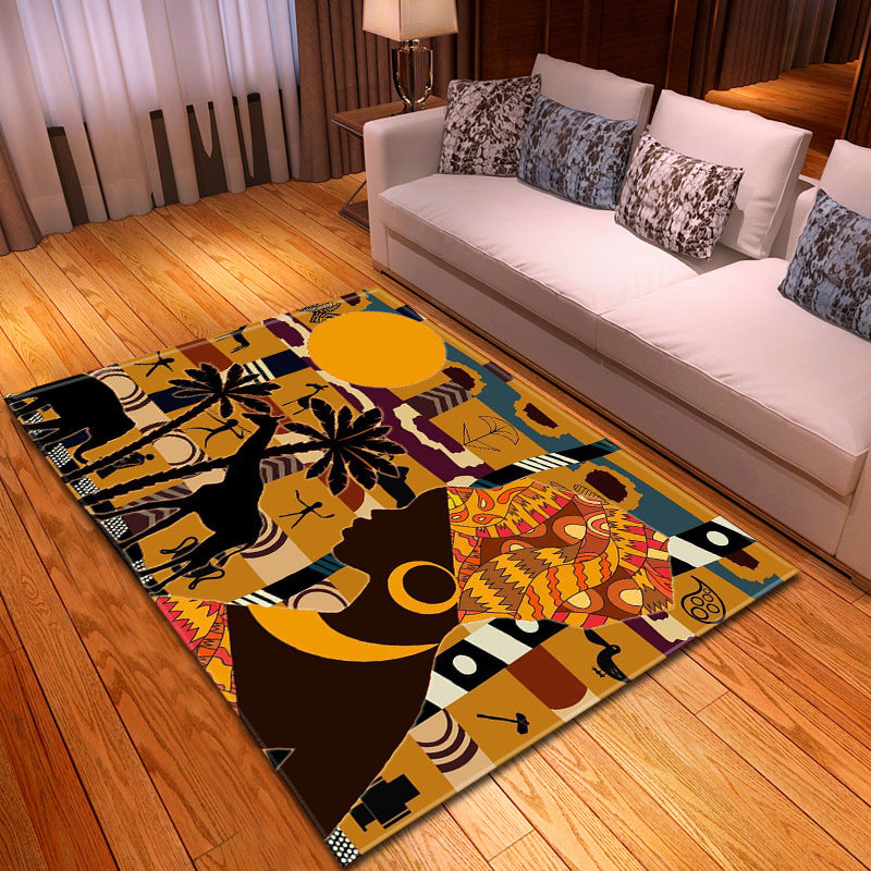 Printed Beauty Bedroom Dining Floor Mat