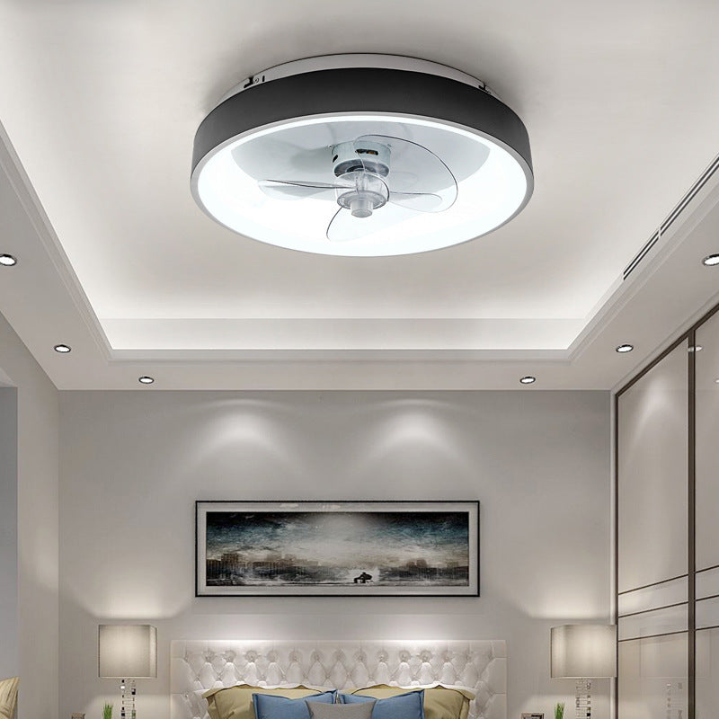 Ceiling Mounted Fan Lamp Post-modern Dining Room