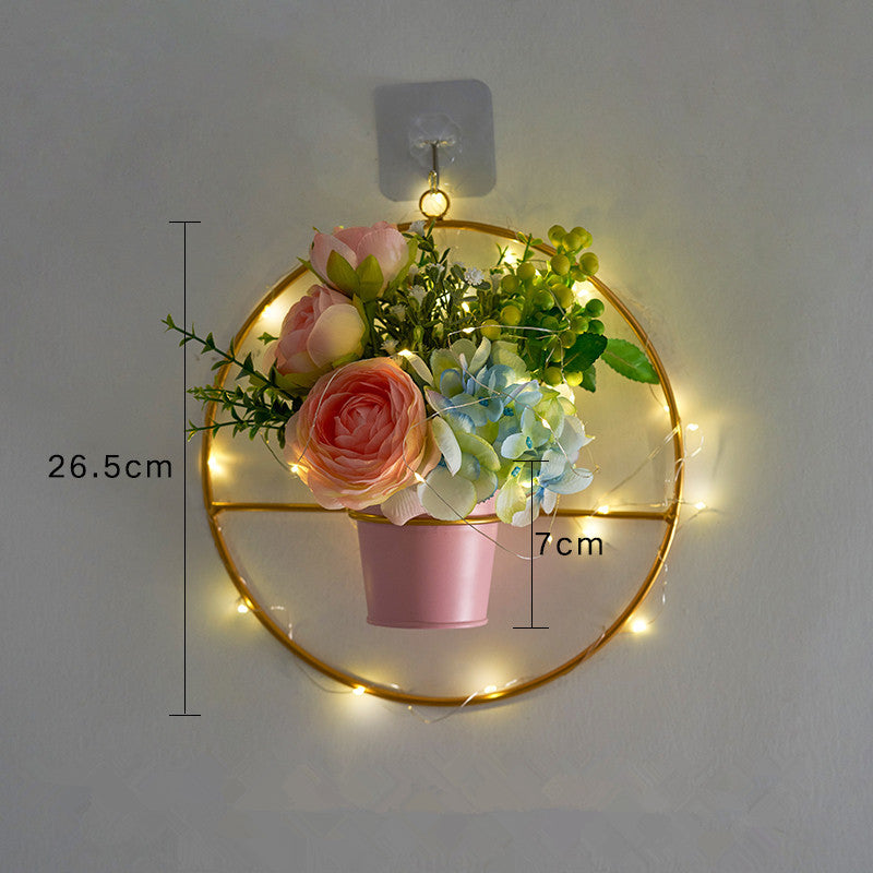 Nordic ins light luxury soft decoration with wall decoration bedroom creative furnishing set wall hanging wall decoration