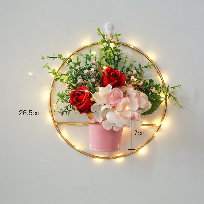 Nordic ins light luxury soft decoration with wall decoration bedroom creative furnishing set wall hanging wall decoration