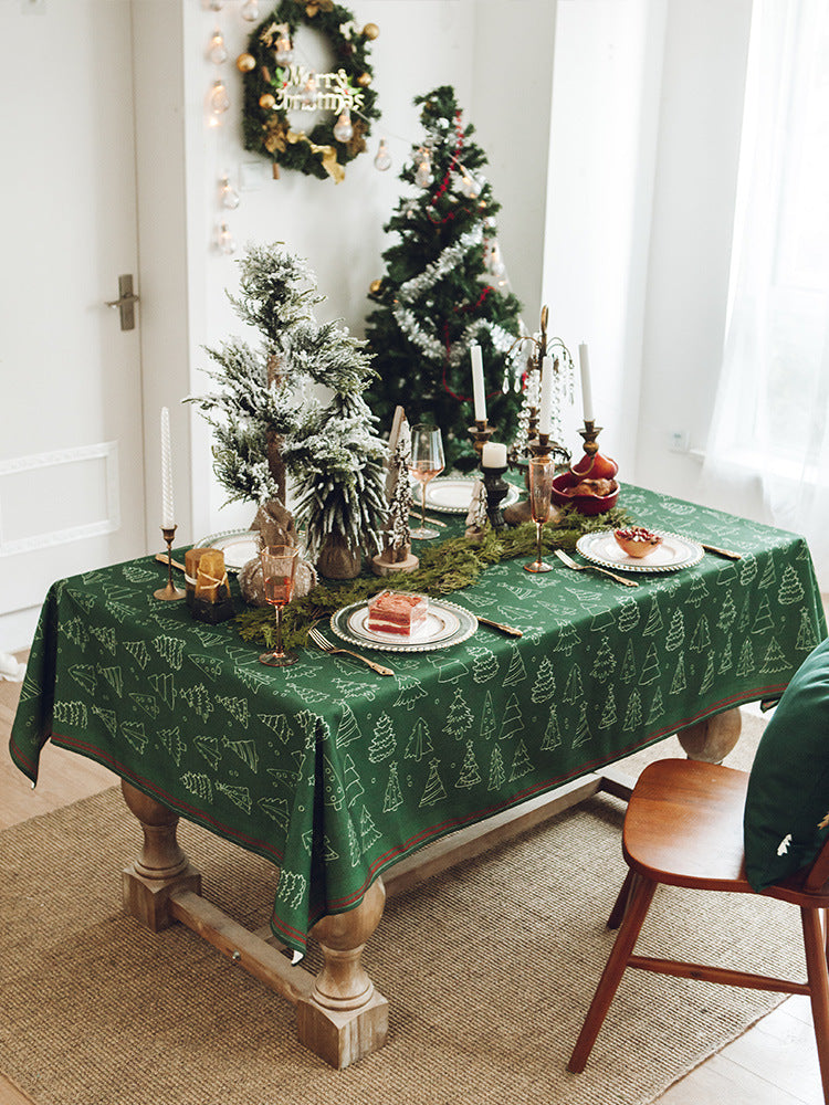 Tablecloth Thickened Rectangular Dining Table