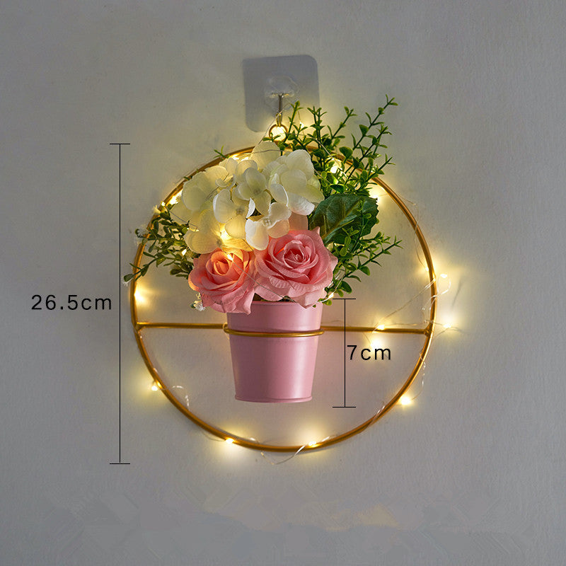 Nordic ins light luxury soft decoration with wall decoration bedroom creative furnishing set wall hanging wall decoration