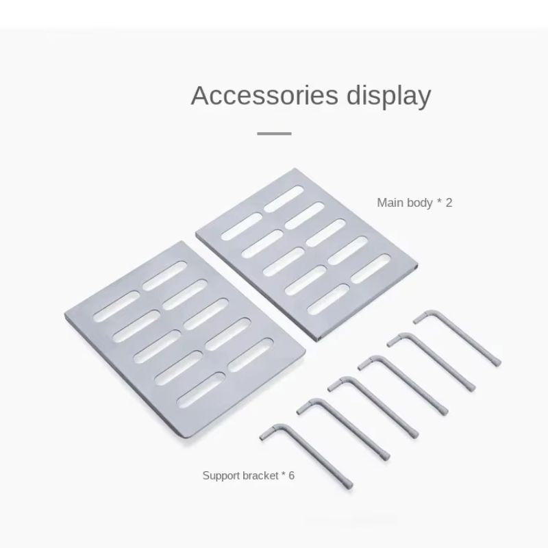Telescopic Kitchen Rack – Expandable Storage Solution