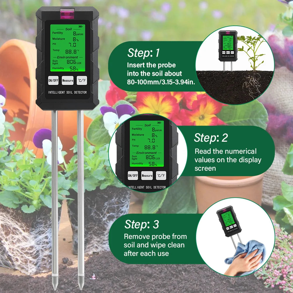 digital soil pH meter