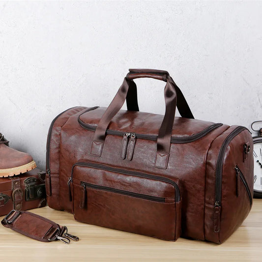 Large Capacity Business Men Travel Handbags Retro